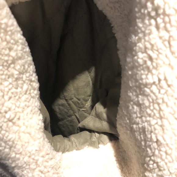 BNWT Zara denim coat with shearling interior - Picture 5 of 5